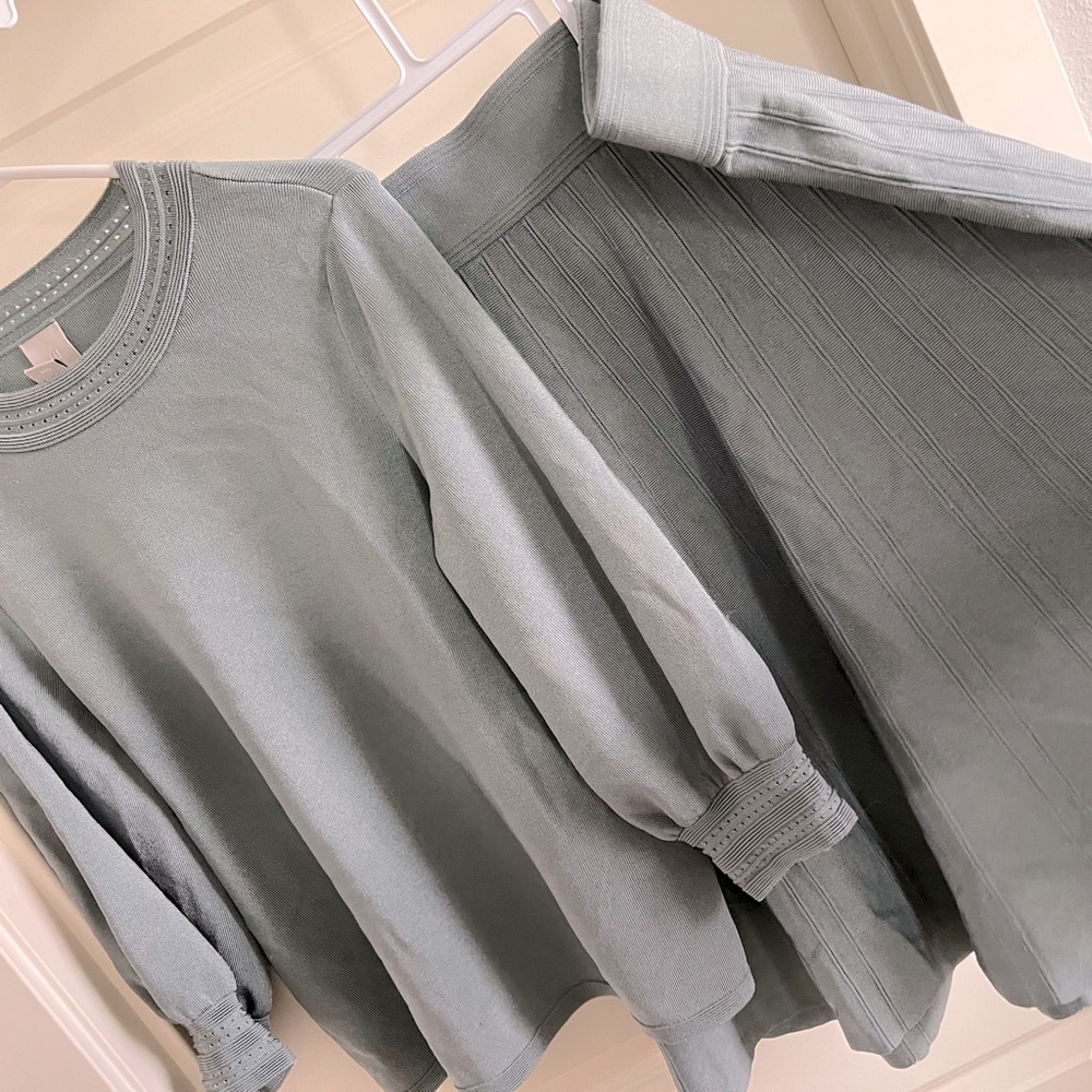 Shirt and skirt set